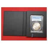 1878 Morgan Dollar 8 Tail Feathers PCGS MS64/ box