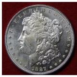 1887 Morgan Silver Dollar