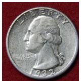 1932 D Washington Silver Quarter