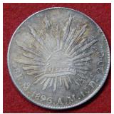 1896 Mexico 8 Reales