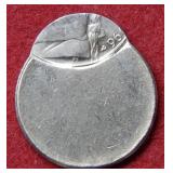 1996 P Jefferson Nickel Off Center Punch