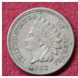1863 Indian Head Cent - Copper Nickel