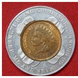 Jamestown Exposition Lucky Penny/Indian Head