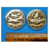 (2) US Army Air Corps Medals