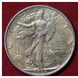 1936 Walking Liberty Silver Half Dollar