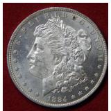 1884 O Morgan Silver Dollar Coin