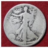 1919 Walking Liberty Silver Half Dollar Coin