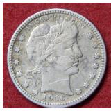 1916 D Barber Silver Quarter