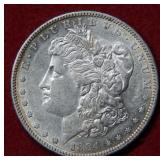 1884 S Morgan Silver Dollar Coin
