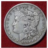 1893 CC Morgan Silver Dollar