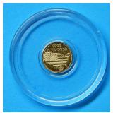 1/200th oz .999 Fine Gold Commemorative