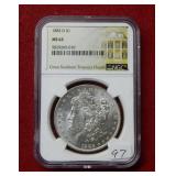1882 O Morgan Silver Dollar NGC MS63