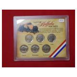 (6) Buffalo Nickels- Legends of the Buffalo Nickel