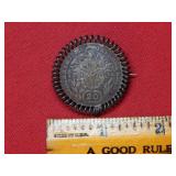 1768 Unknown Foreign Silver Coin Pin