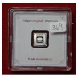 1gram .999 Fine Silver - Geiger