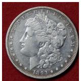 1893 Morgan Silver Dollar Coin