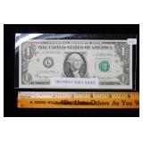 1977 A Federal Reserve Note - Error Note - crisp