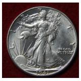 1941 D Walking Liberty Silver Half