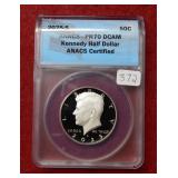 2025 S Kennedy Half ANACS PR70 DCAM