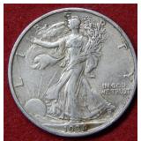 1936 S Walking Liberty Silver Half Dollar Coin