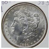 1884 O Morgan Silver Dollar