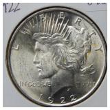 1922 Peace Silver Dollar