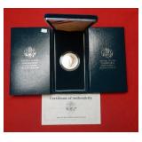 1990 W Eisenhower Silver $1 Commemorative