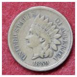 1859 First Year Indian Head Cent