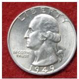 1949 Washington Silver Quarter