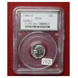 1964 D Roosevelt Silver Dime PCGS MS64