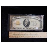 1928 $10 Gold Cert - Washington DC North Africa