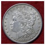 1891 CC Morgan Silver Dollar
