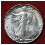 1946 S Walking Liberty Silver Half