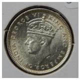 1941 Malay Ten Cent Coin
