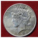 1935 Peace Silver Dollar ***