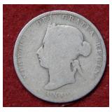 1880 Canada Silver Victoria Quarter