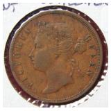 1888 Strait Settlements Cent Coin