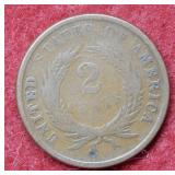 1865 Two Cent Piece