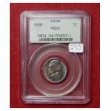 1948 Jefferson Nickel PCGS MS64