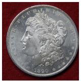1890 O Morgan Silver Dollar
