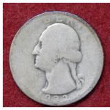 1932 S Washington Silver Quarter