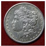1890 CC Morgan Silver Dollar Coin
