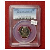 1977 S Jefferson Nickel PCGS PR69 DCAM
