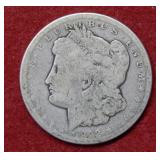 1892 CC Morgan Silver Dollar Coin