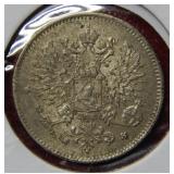 1916 Finland 25 Pennia