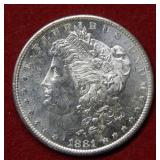 1881 S Morgan Silver Dollar Coin