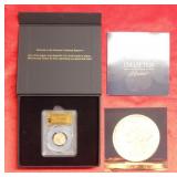 1880 $5 Gold Coin Fairmont Collection PCGS MS63+