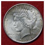 1934 Peace Silver Dollar Coin
