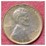 1941 Lincoln Wheat Cent
