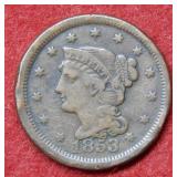 1853 Large Cent